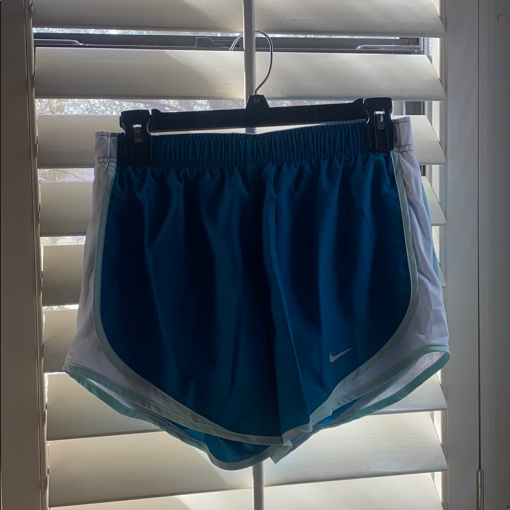 Women’s Small Nike blue and white shorts